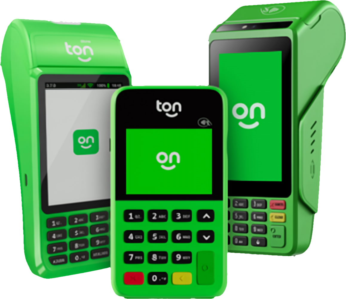 Maquininhas Ton T3, T1 e T3 Smart